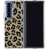 Leopard Print Galaxy Z Fold6 Clear Case